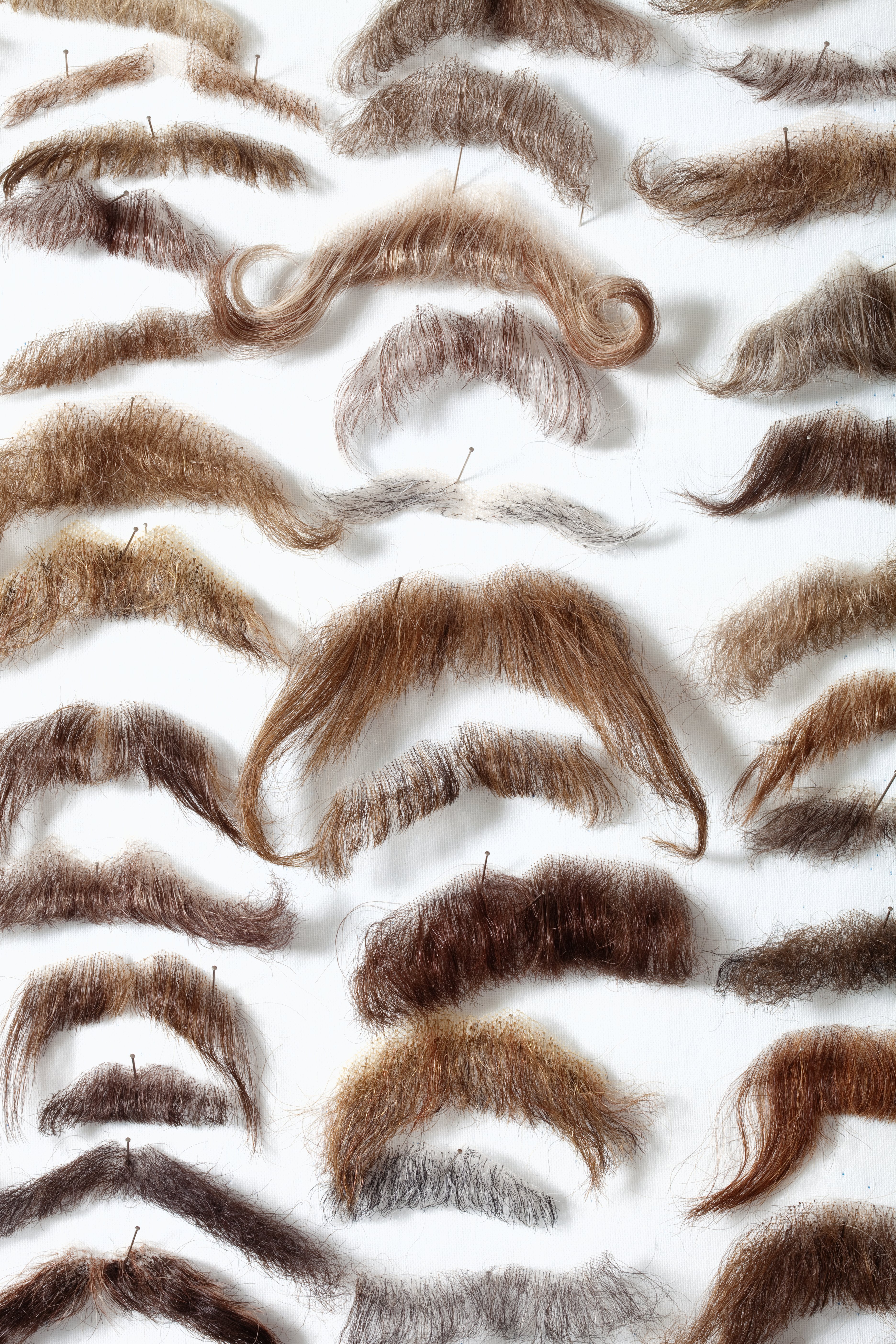 Selection,Of,Mustaches,At,The,Theater,Wig,And,Moustache,Store